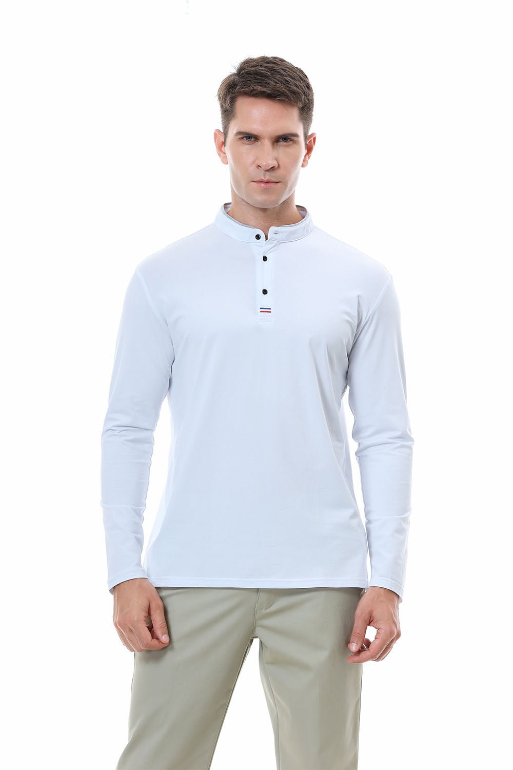 Men's Regular Fit Polo White Alex Vando Fashion