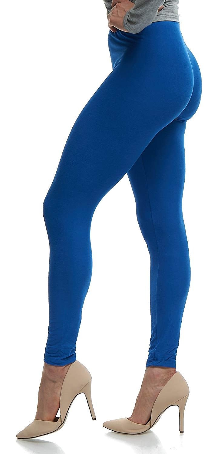 Women’s Ultra Soft Leggings Stretch Fit 40+ Colors - One Size - Plus Size