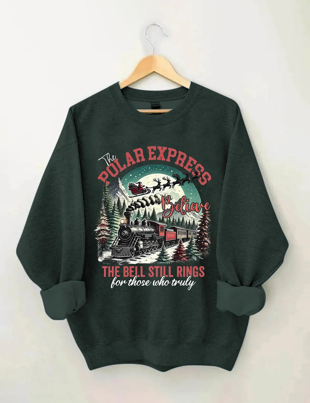 Polar Express Blieve The Bell Still Rings Sweatshirt