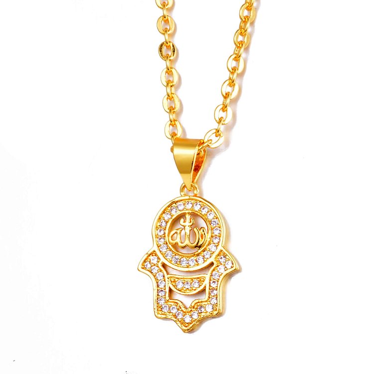Religious Small Allah pendant necklace For Women