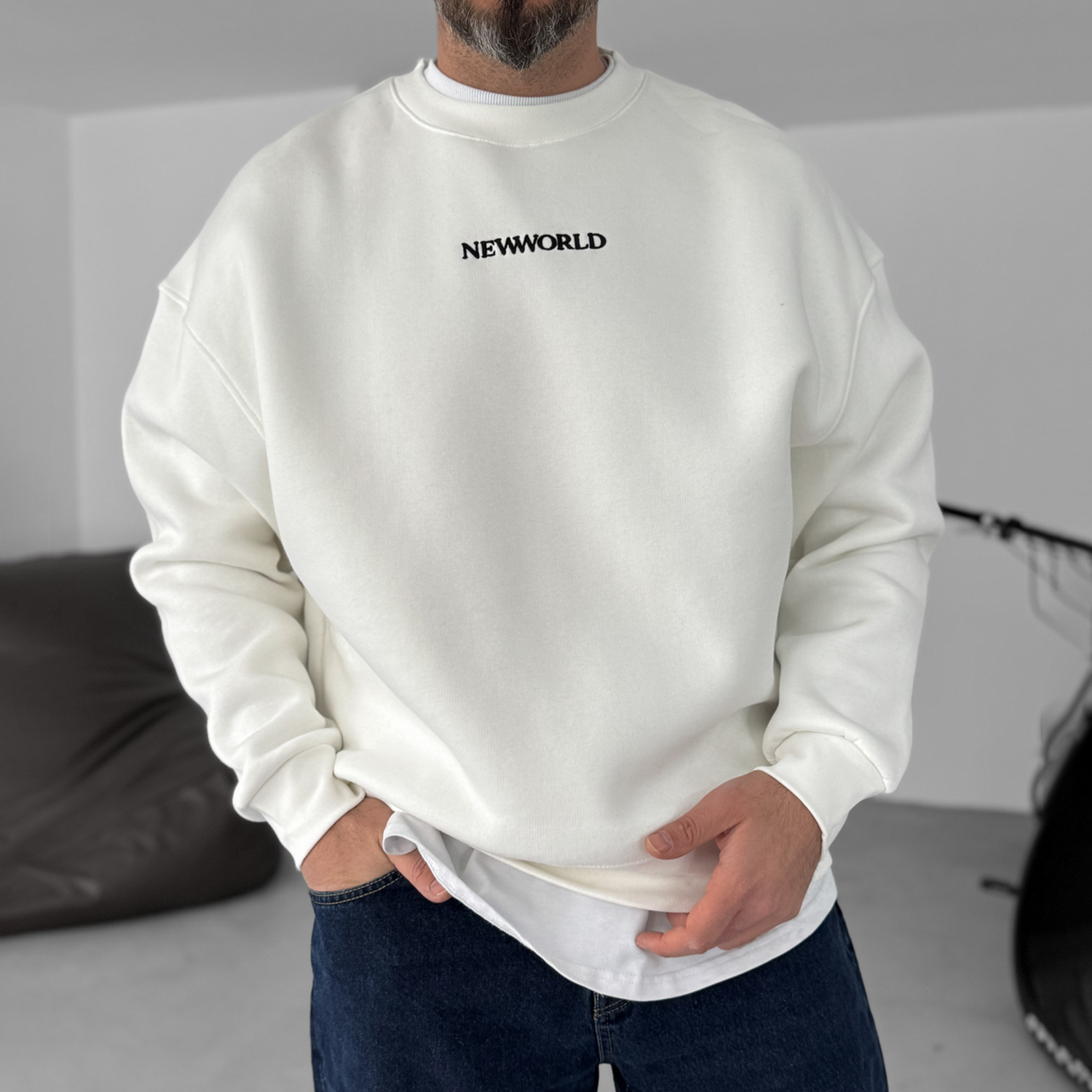 Retro Ethnic Casual Oversized Sweater