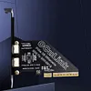 PCIeX8 to 2 Port Oculink SFF 8611 & 8612 Expansion Adapter Adapter Card