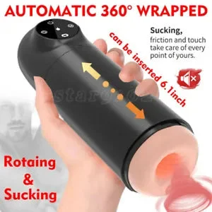 pornhint Pornhint Male Masturbaters Automatic HandsFree Sucking Cup Thrusting Stroker Sex-toys
