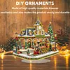 Christmas Train Diamond Dot Painting Ornament DIY Double Sided Acrylic