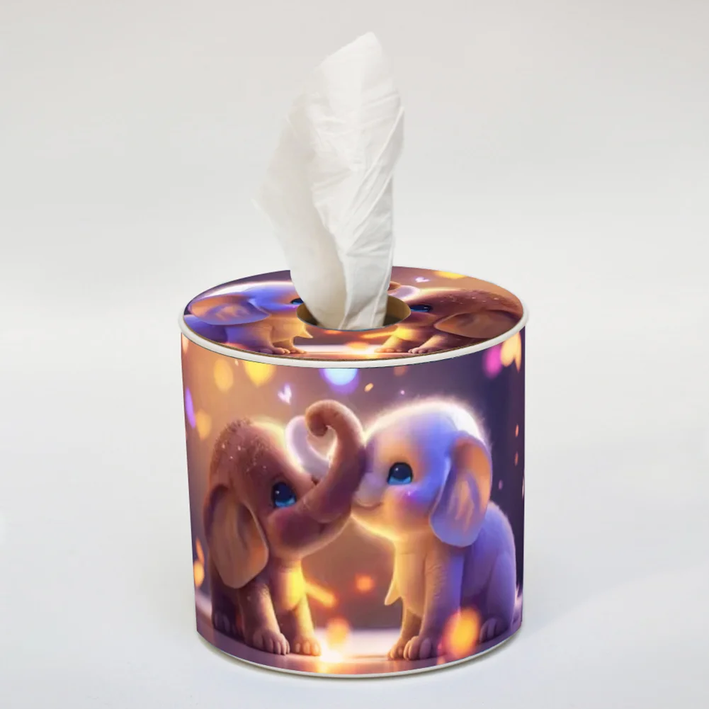 Baby Elephant DIY Diamond Painting Handmade Tissue Holder Rhinestones Tissue Box