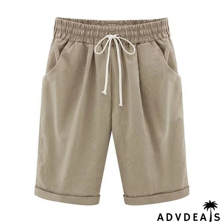 (??Summer Hot Sale -48% OFF??)Elastic Waist Casual Comfy Summer Shorts