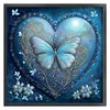 Heart-Shaped-11CT Stamped Cross Stitch 55*55cm