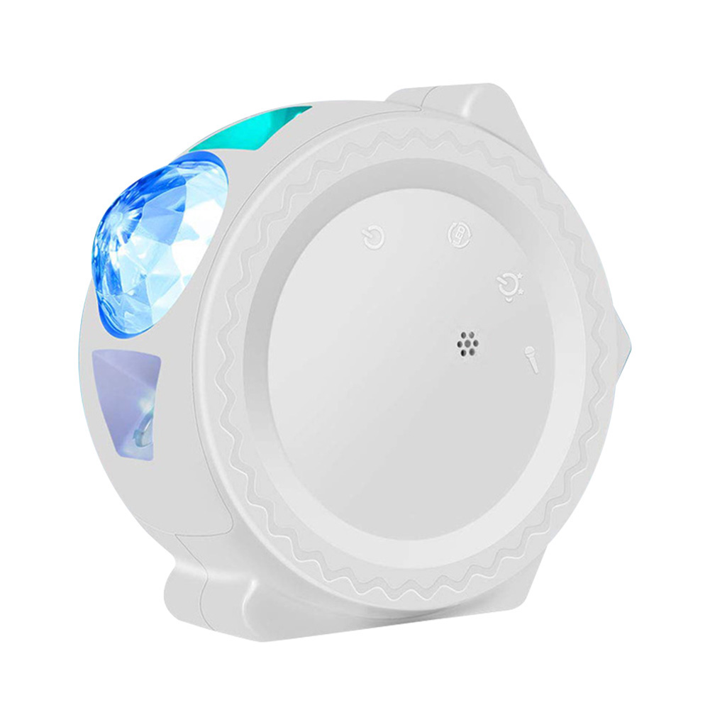 

Touch Switch Starry Sky Projector 6 Color Ocean Waving-DJ Stage Projector Light, White, 501 Original