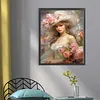 Victorian Woman-11CT Stamped Cross Stitch 40*50cm/15.75*19.69in
