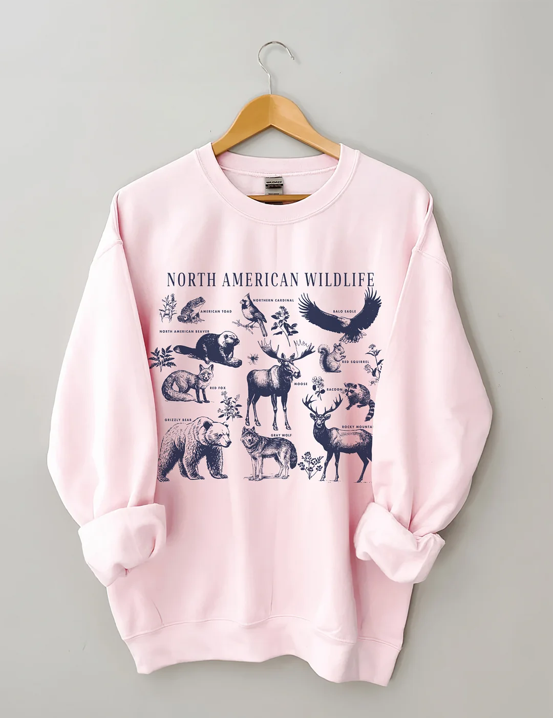  North American Wildlife Sweatshirt