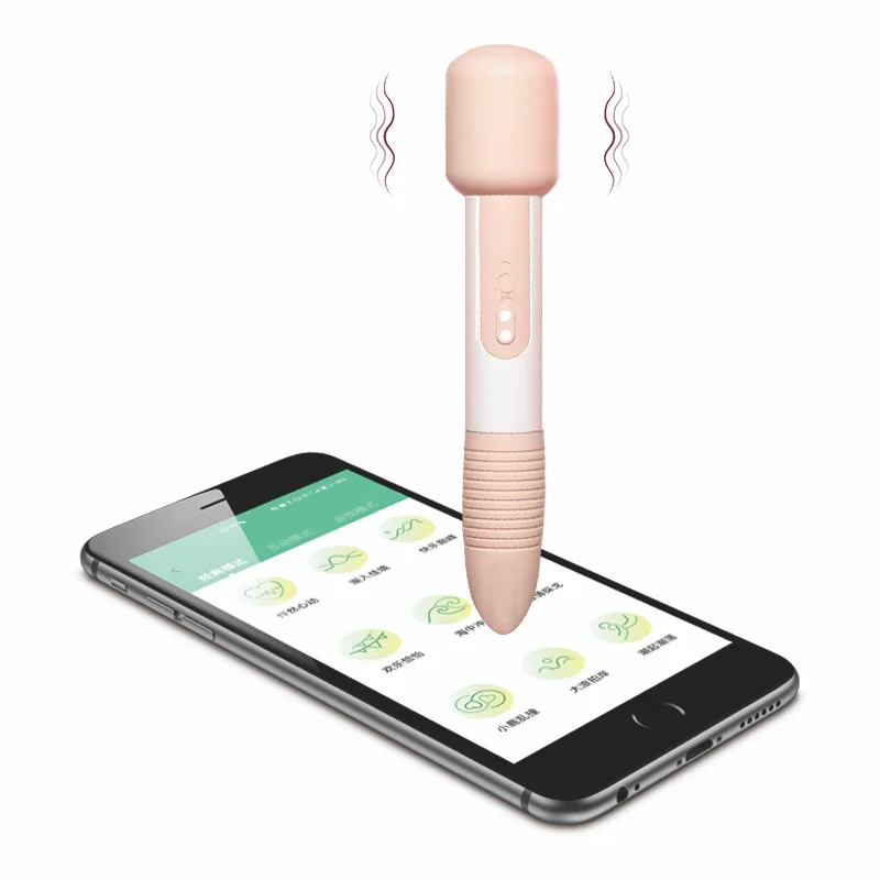 Stationery Series - Furry Brush Pen App Remote Control Clit Stimulator G Spot Vibe - Rose Toy