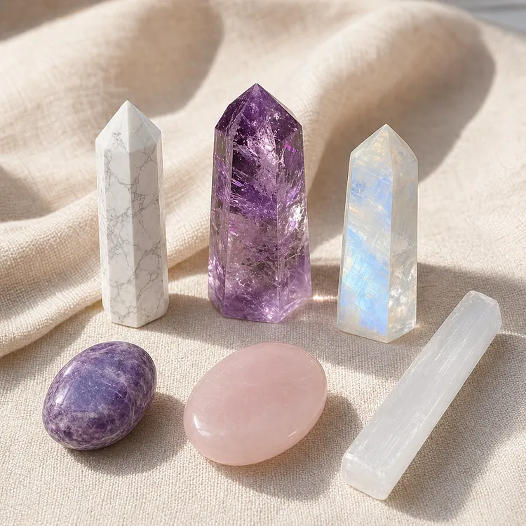 37Necklaces Calm Mind Crystal Set
