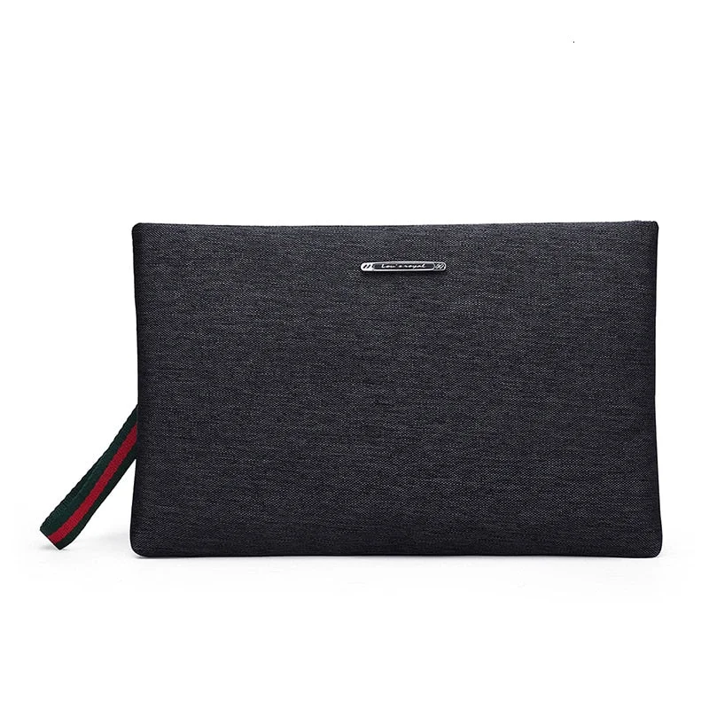 Male Canvas Long Men Large Capacity Wallets With 4 Card Holders Money Bag Boys Man Wallet Purse Bag With Cupreous Zipper