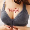 Triumph - 【M-7XL】Triumph -Novo suti&atilde; sexy feminino 2024 Roupa &iacute;ntima de algod&atilde;o confort&aacute;vel e sem costura sem costura