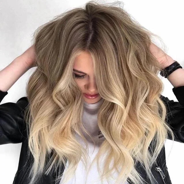 Zaesvini Hair® | Hot New Pretty Wave Brown Mixed Gold Wig