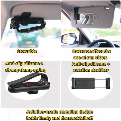 Car sun visor navigation car mount