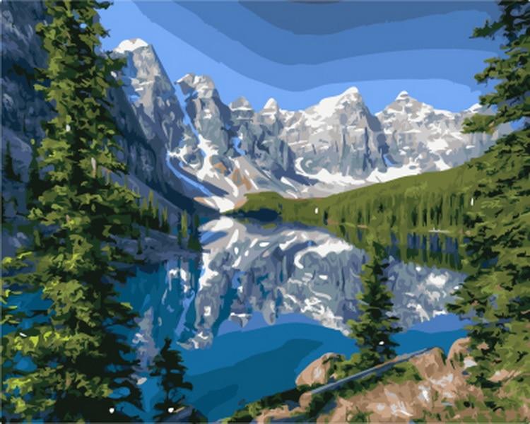 

Moraine Lake – Paint By Numbers - 40*50CM, 501 Original