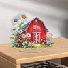 (US Only)Acrylic 2D Flat Print Farm DIY Diamond Painting Tabletop Ornaments Kit Decor