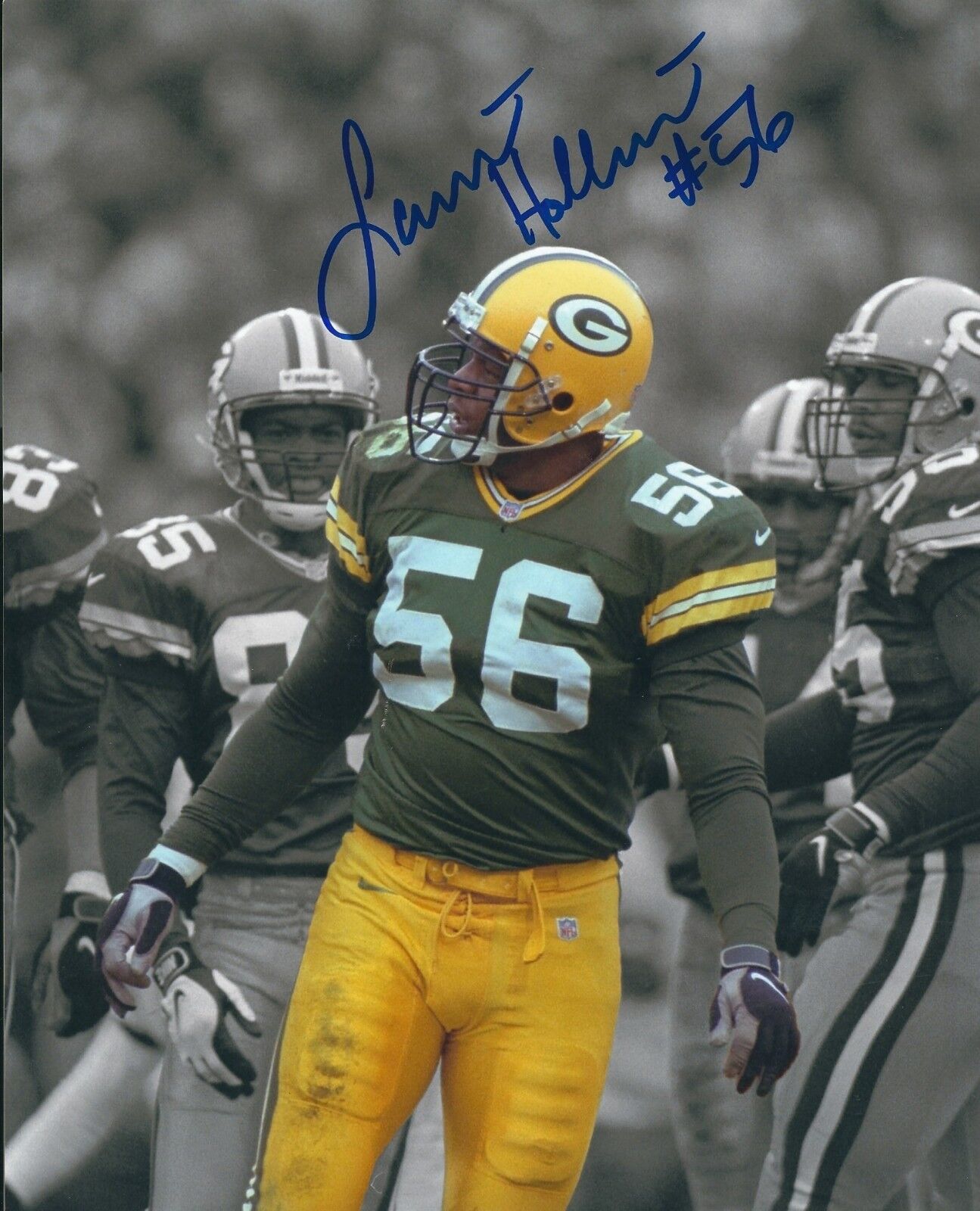 Autographed LAMONT HOLLINQUEST Green Bay Packers 8x10 Photo Poster painting - w/COA