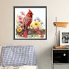 Diamond Painting-DIY Round Part AB Drill Cardinal(45*45CM)