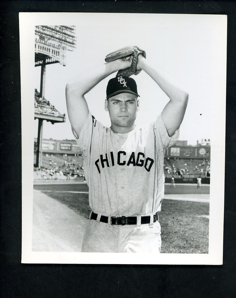 Bob Shaw 1960 Type I Louis Requena Press Original Photo Poster painting Chicago White Sox