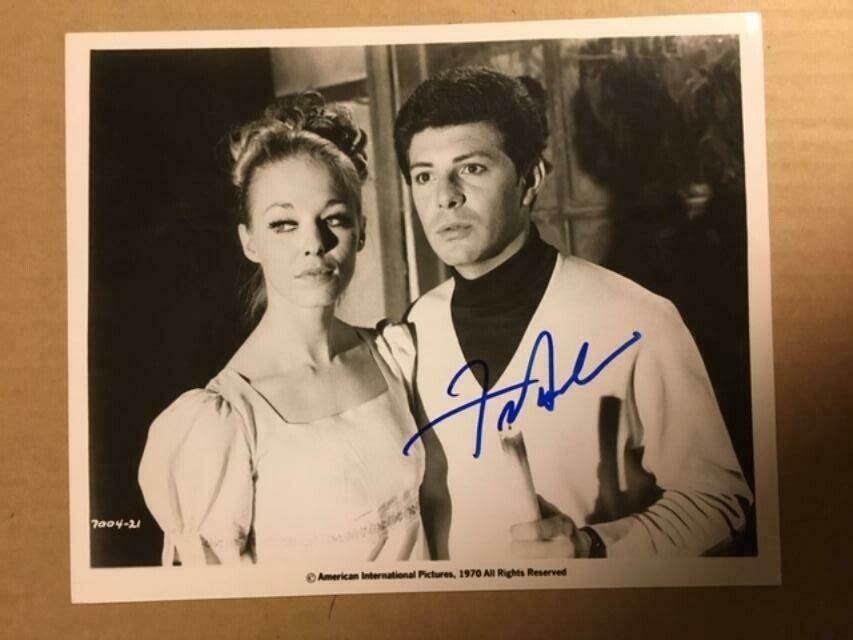 Frankie Avalon Signed 8 x 10 Vintage Movie Photo Poster painting with COA