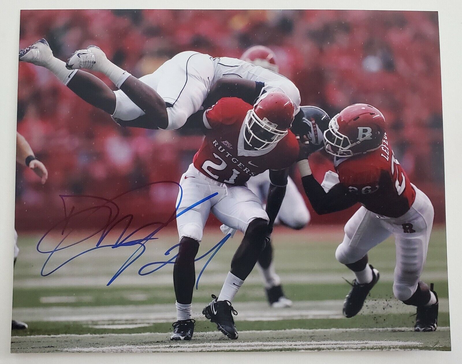 Devin McCourty Signed 8x10 Photo Poster painting New England Patriots NFL SB Champ Rutgers RAD