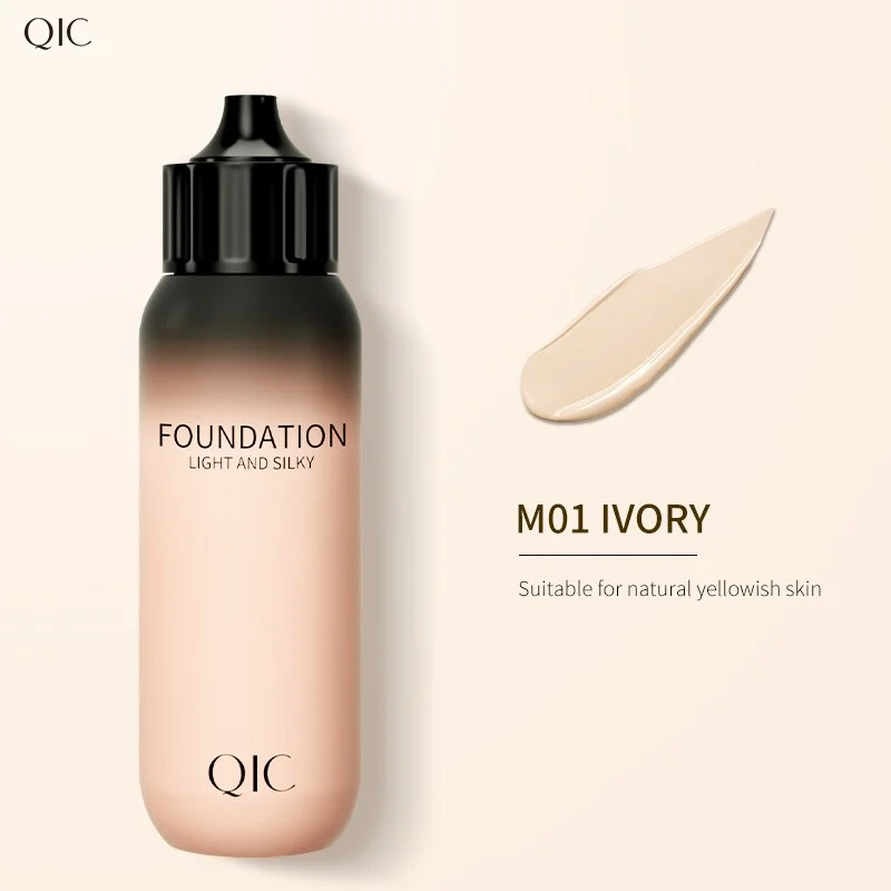 XPOKO 2 Colors Silky Liquid Foundation Oil Control Light Moisturizing Cover Dark Circles Concealer BB Cream Facial Makeup Cosmetics
