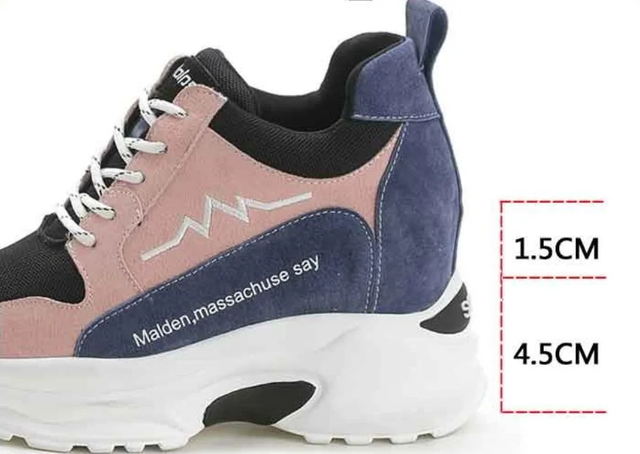 Women Vulcanize Shoes Women Sneakers Spring Autumn Fashion Ladies Causal Shoes Woman Leather Platform Shoes Female Sneakers W04