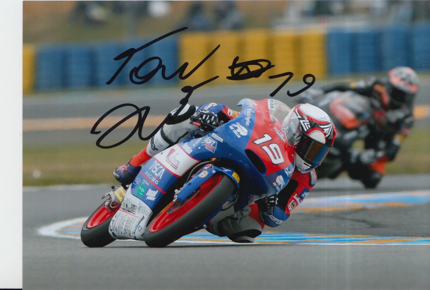 Alessandro Tonucci Hand Signed 7x5 Photo Poster painting TascaRacing Moto3 MotoGP 2.