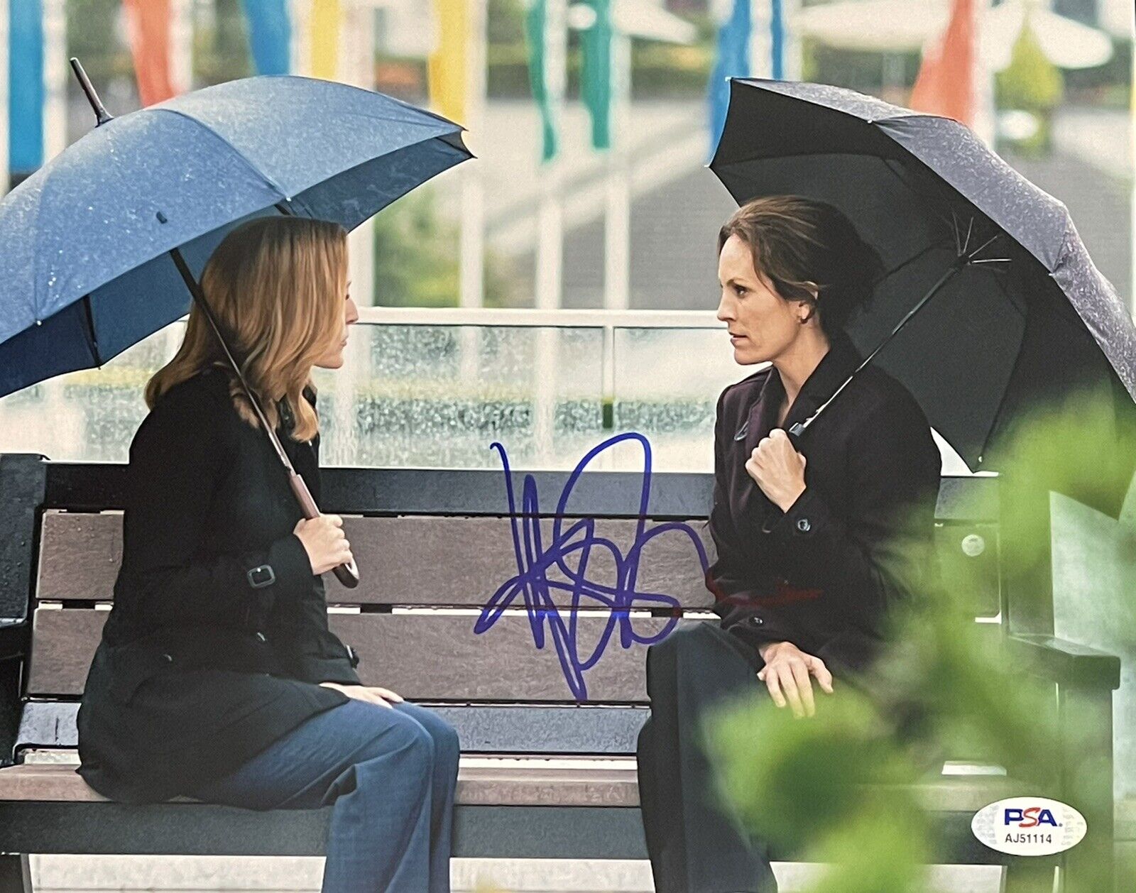 Annabeth Gish Signed Autographed X-Files Monica Reyes 8x10 Photo Poster painting PSA/DNA