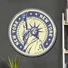 New York - Round Metal Tin Signs(12*12Inch)