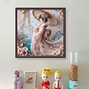 Kimono Girl-11CT Stamped Cross Stitch 50*50cm