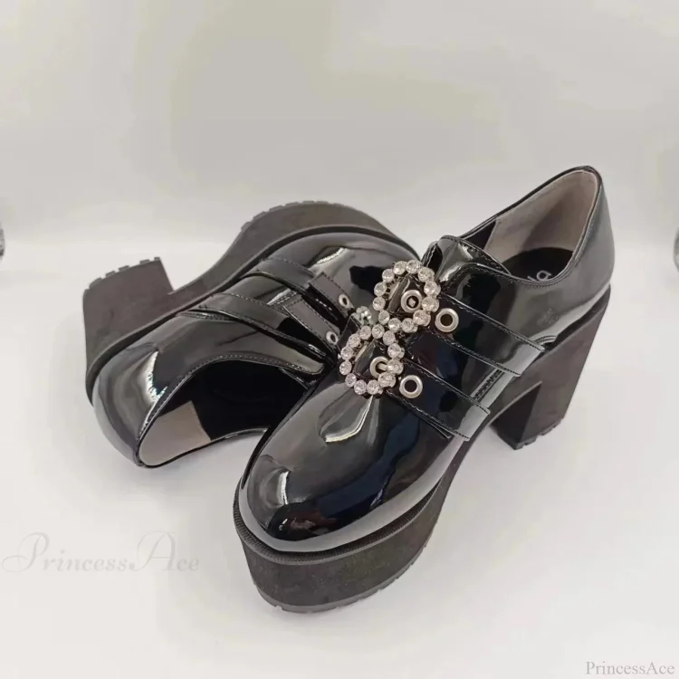 Shiny Leather JK Gothic Tall Heel