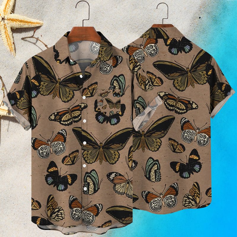 Hawaiian Beach 3D Animals Print Shirt