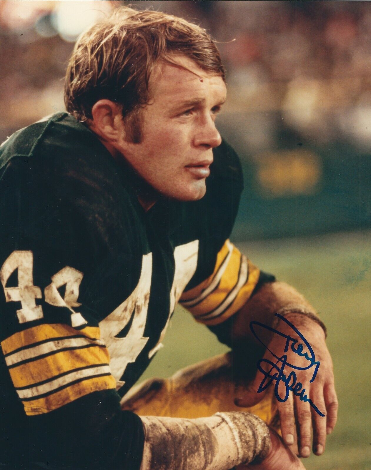 Autographed DONNY ANDERSON Green Bay Packers 8x10 Photo Poster painting w/COA