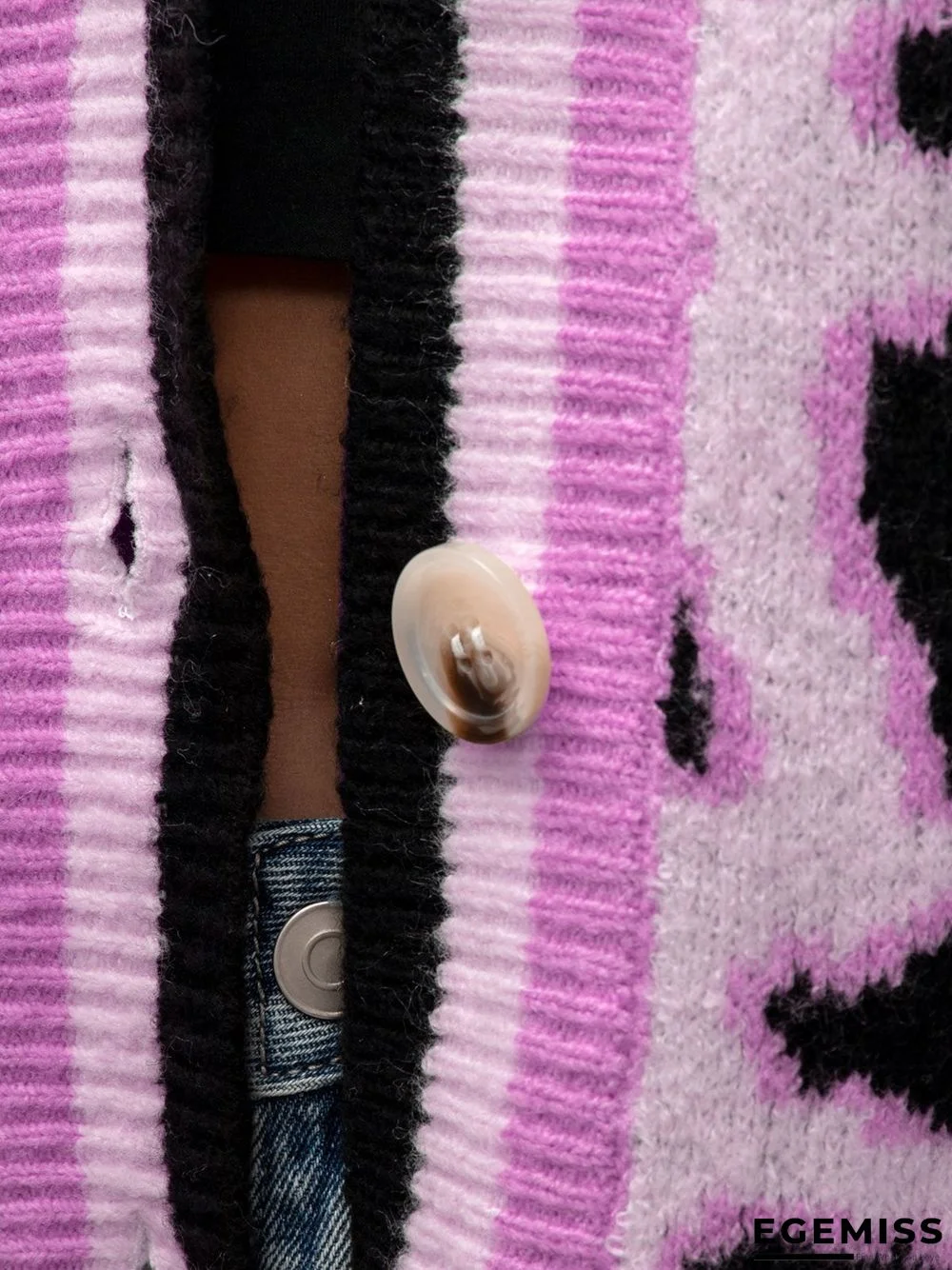 Black Net Sweater | EGEMISS