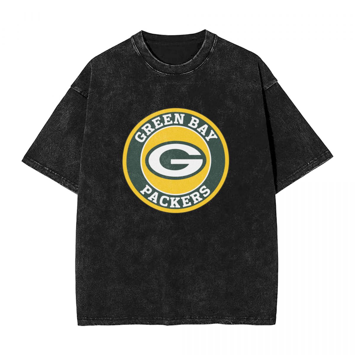 Green Bay Packers Circle Logo Men's Oversized Streetwear Tee Shirts