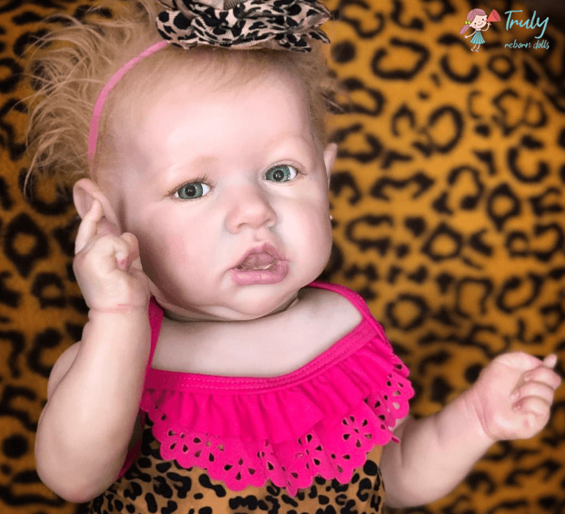 Realistic Real Baby Dolls Reborn Full Silicone Baby Doll Girl 12'' Mini Beryl by Creativegiftss® 2023 -Creativegiftss® - [product_tag] Creativegiftss.com