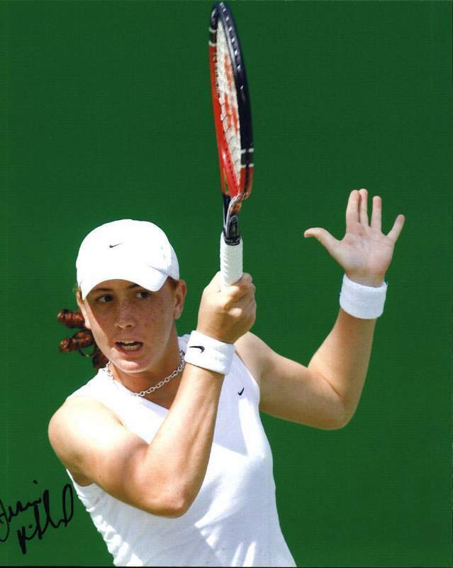 Jessica Kirkland signed tennis 8x10 Photo Poster painting W/Certificate Autographed (A0001)