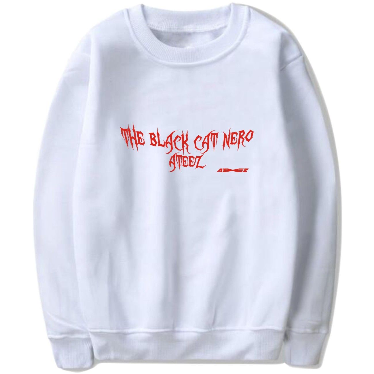 ATEEZ THE BLACK CAT NERO Neck Round Hoodie