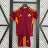 25/26 Kids AS Roma Soccer Jersey Home