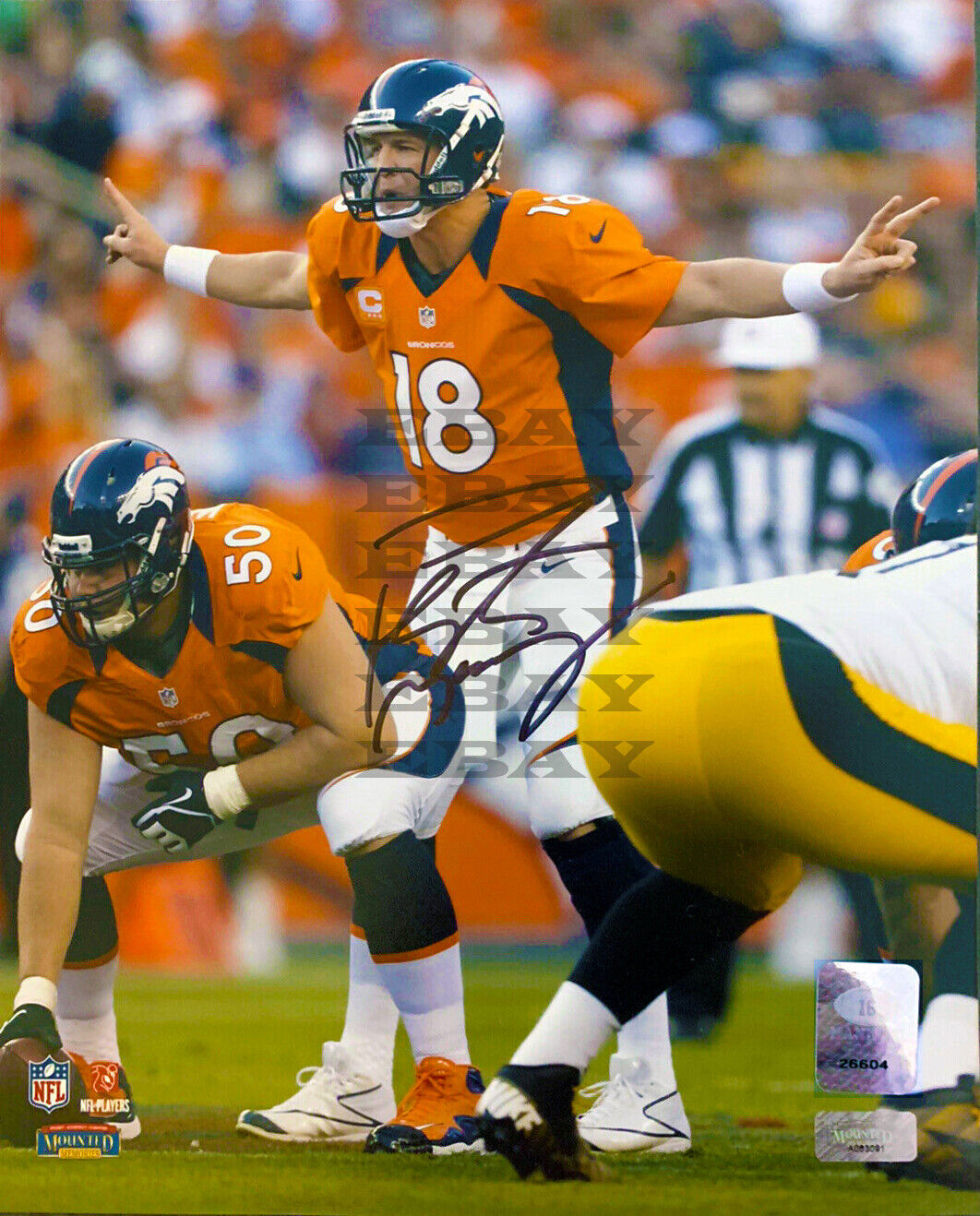 PEYTON MANNING Denver Broncos Signed Autographed 8x10 Photo Poster painting Reprint