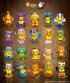 Pokemon Every year you have fish series Meowth & Pikachu Resin Statue - DY Studio [In-Stock] main image 0
