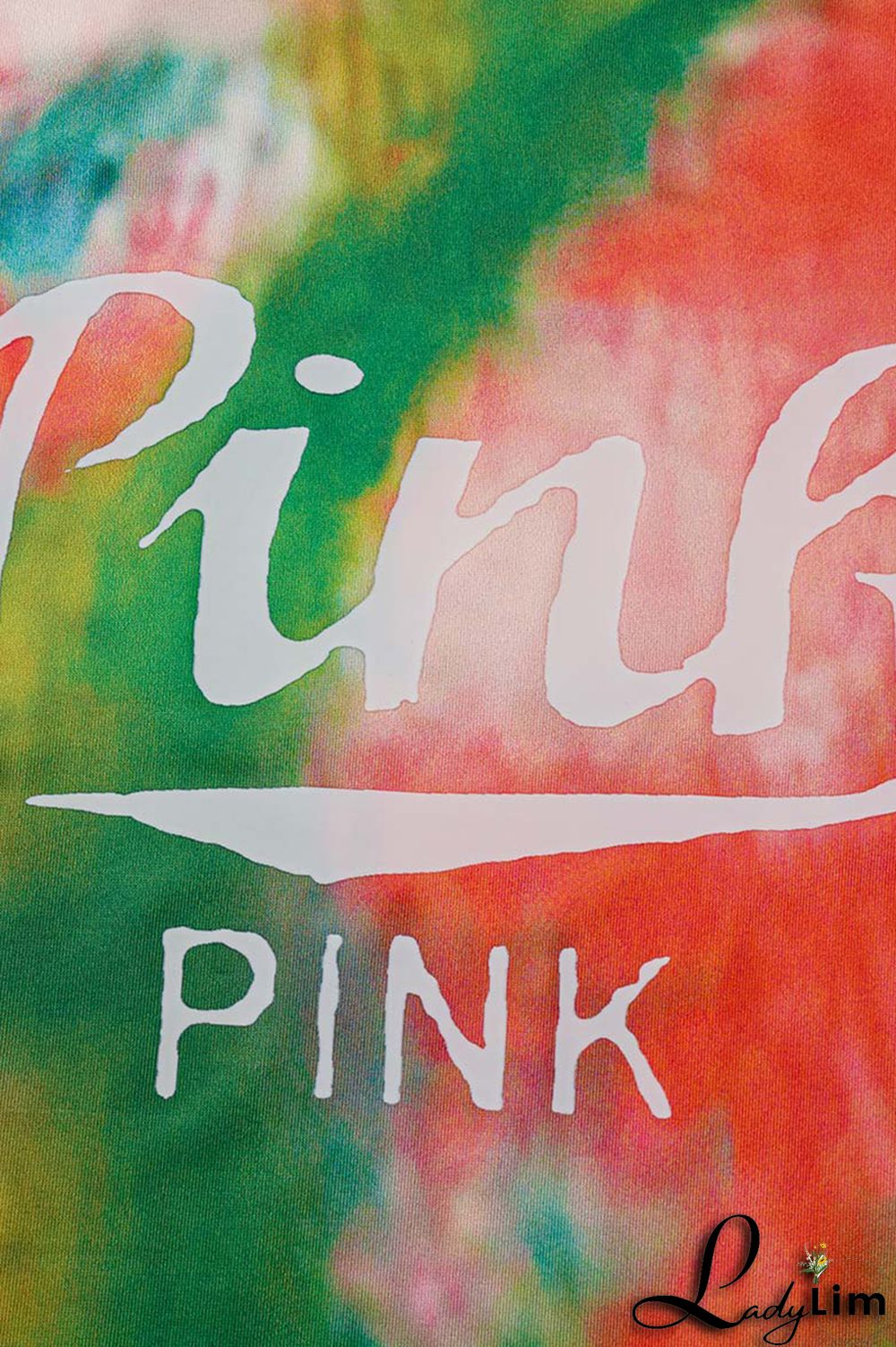 Purple Fashion Casual Letter Print Tie-dye O Neck Short Sleeve Dress Dresses