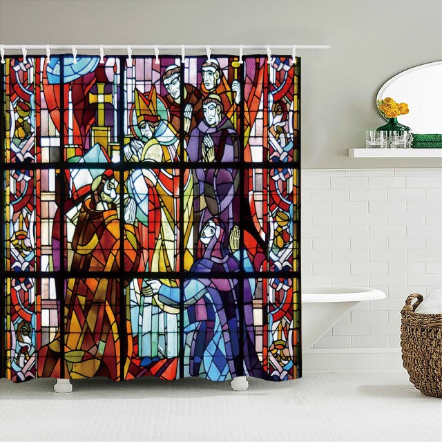 

Shower Curtain – Painted Church-180*180cm, 501 Original