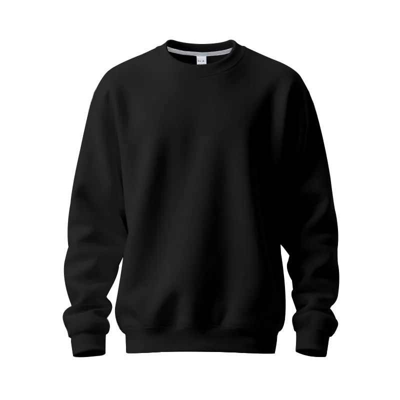 2025 Men’s Autumn/Winter Crewneck Sweatshirt Fleece-lined Warm Simple Loose Fit Classic Style Sweatshirt