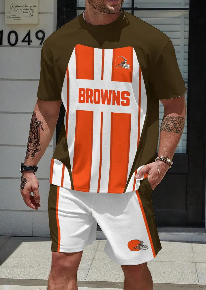 Cleveland Browns  Limited Edition Top And Shorts Two-Piece Suits