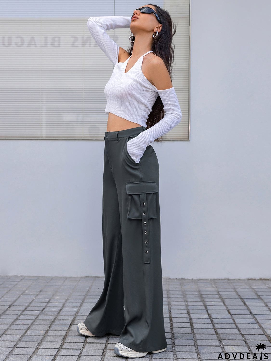 Wide Leg Cargo Pants