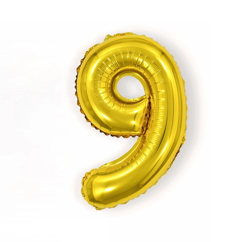 Birthday Number Aluminum Film Party Balloon